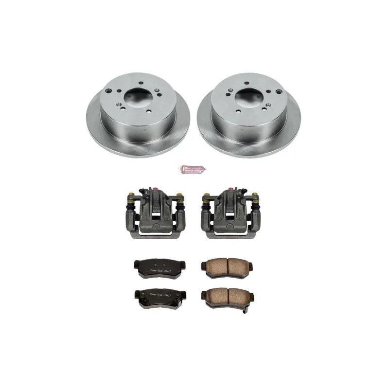 PowerStop Rear Autospecialty Brake Kit w/Calipers fits 2005-2006 Hyundai Tucson GL / 2005-2007 Hyundai Tucson Gls / 2005 H...