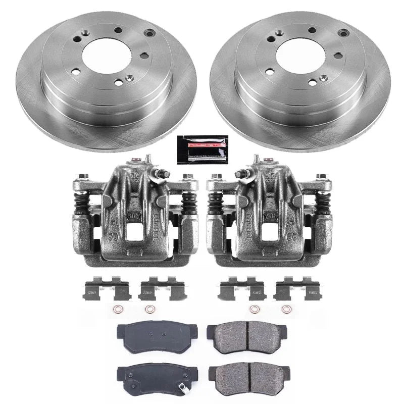 PowerStop Rear Autospecialty Brake Kit w/Calipers fits 2006-2009 Hyundai Azera