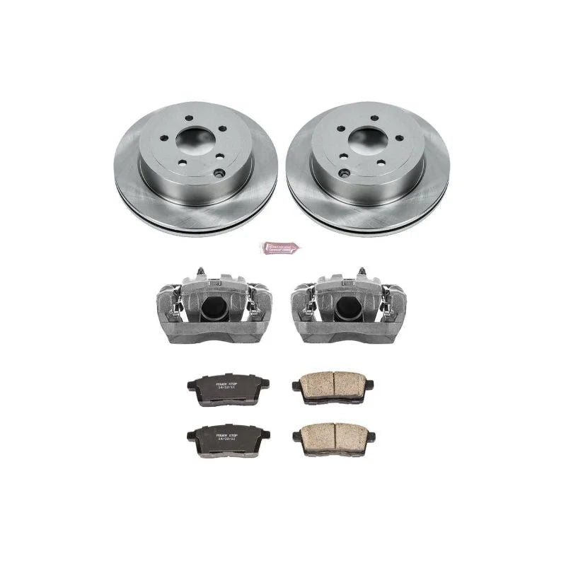 PowerStop Rear Autospecialty Brake Kit w/Calipers fits 2008-2010 Ford Edge LIMITED / 2007-2010 Ford Edge SE / 2007 Ford Ed...