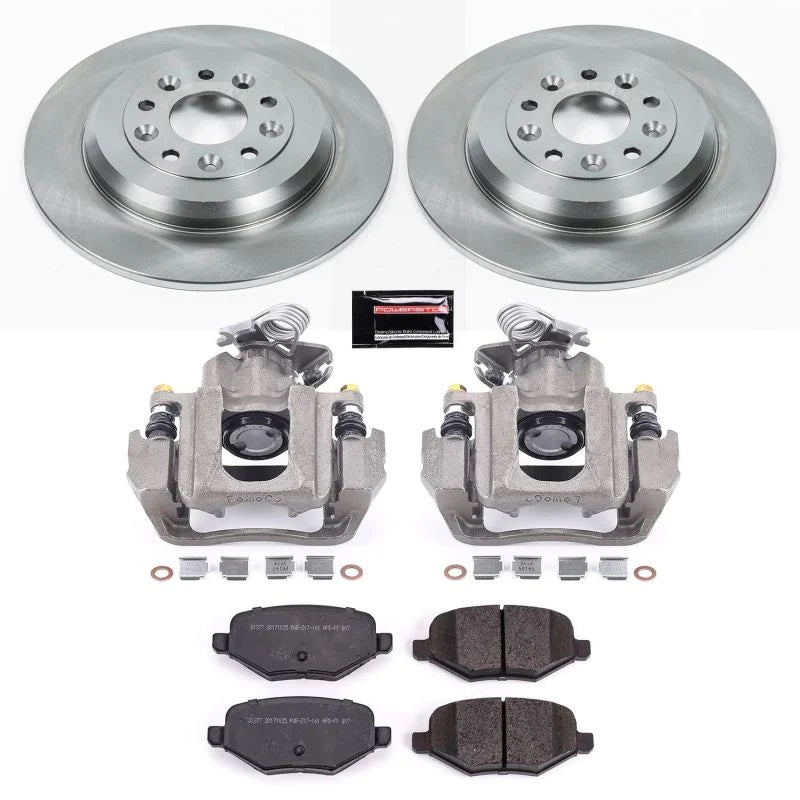 PowerStop Rear Autospecialty Brake Kit w/Calipers fits 2009 Ford Flex LIMITED / 2009-2012 Lincoln Mks / 2010-2012 Lincoln ...