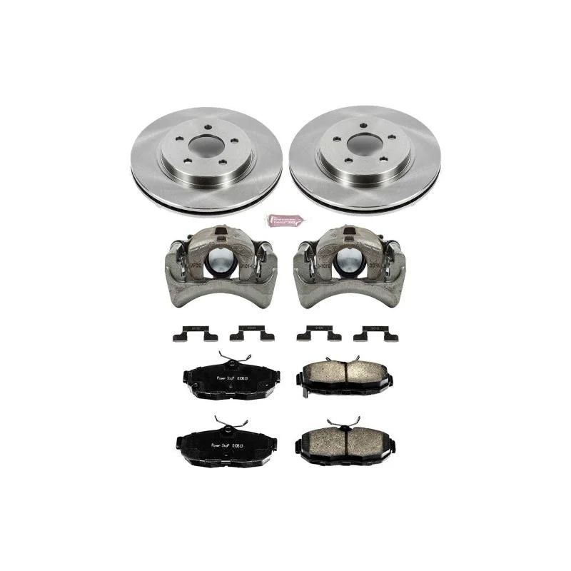 PowerStop Rear Autospecialty Brake Kit w/Calipers fits 2012 Ford Mustang / 2012 Ford Mustang Shelby GT500