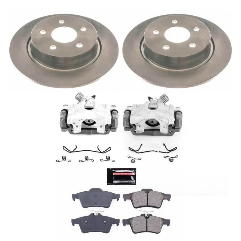 PowerStop Rear Autospecialty Brake Kit w/Calipers fits 2018-2023 Ford Transit Connect / Ford Transit