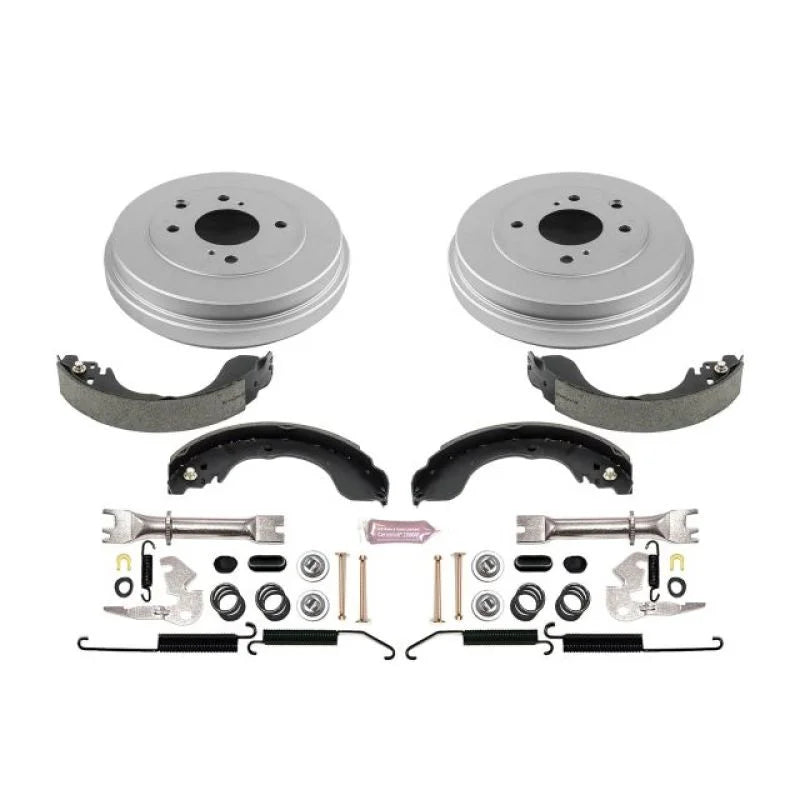PowerStop Rear Autospecialty Drum Kit fits 2009-2014 Nissan Cube / 2007-2012 Nissan Sentra / 2007-2012 Nissan Versa - Main...