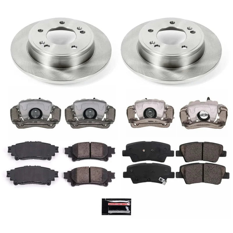 PowerStop Rear Autospecialty Kit w/Calipers fits 2016 Hyundai Veloster
