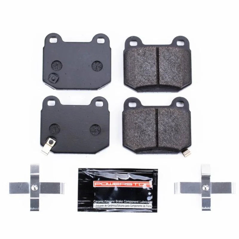 PowerStop Rear Day Brake Pads fits 2003-2005 Infiniti G35 / 2003-2006 Mitsubishi Lancer Evolution / 2003-2009 Nissan 350Z ...
