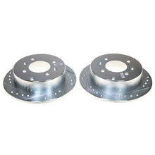 Load image into Gallery viewer, PowerStop Rear Drilled &amp; Slotted Rotor Pair fits 1999-2004 Hyundai Sonata / 2004-2005 Hyundai Sonata GL / 1999-2005 Hyunda...