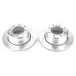 Load image into Gallery viewer, PowerStop Rear Drilled &amp; Slotted Rotor - Pair fits 2013-2025 Ram 3500 - Main Product View