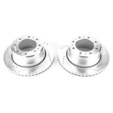 Load image into Gallery viewer, PowerStop Rear Drilled &amp; Slotted Rotor - Pair fits 2013-2025 Ram 3500 - Main Product View