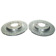 Load image into Gallery viewer, PowerStop Rear Drilled &amp; Slotted Rotor (Pair) fits 2020-2025 Hyundai Sonata Hybrid / 2021 Hyundai Sonata N / 2020-2025 Hyu...