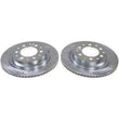 Load image into Gallery viewer, PowerStop Rear Drilled &amp; Slotted Rotor - Pair fits 2023-2025 Toyota Sequoia / 2024-2025 Toyota Tacoma / 2022-2025 Toyota T...