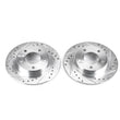 Load image into Gallery viewer, PowerStop Rear Drilled &amp; Slotted Rotors Pair fits 1993-1997 Ford Probe / 1997 Ford Probe GTS / 1993-1996 Ford Probe SE / 1...