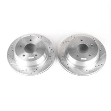 Load image into Gallery viewer, PowerStop Rear Drilled &amp; Slotted Rotors Pair fits 1998 1999 2003-2005 Chevrolet Blazer / 1998-2004 Chevrolet Blazer LS / 1...