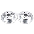 Load image into Gallery viewer, PowerStop Rear Drilled &amp; Slotted Rotors Pair fits 2002-2003 Lexus ES300 / 2004-2006 Lexus ES330 / 2005-2007 Toyota Avalon ...
