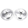 Load image into Gallery viewer, PowerStop Rear Drilled &amp; Slotted Rotors Pair fits 2002-2007 Buick Rendezvous / 2002-2005 Chevrolet Venture / 2005 Chevrole...