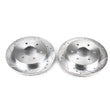 Load image into Gallery viewer, PowerStop Rear Drilled &amp; Slotted Rotors Pair fits 2004-2010 Infiniti QX56 / 2005-2009 Nissan Armada LE / 2010-2018 Nissan ...