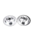 Load image into Gallery viewer, PowerStop Rear Drilled &amp; Slotted Rotors Pair fits 2005-2010 Chrysler 300 / 2005-2020 Chrysler 300 C / 2008 Chrysler 300 LX...