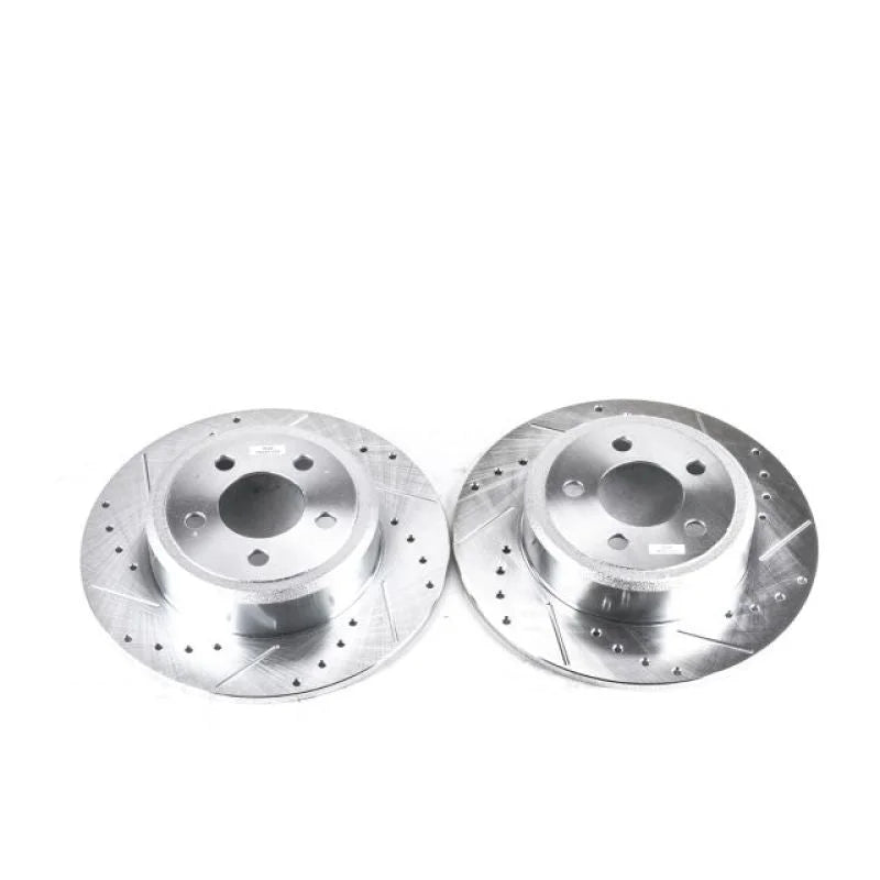 PowerStop Rear Drilled & Slotted Rotors Pair fits 2005-2010 Chrysler 300 / 2005-2020 Chrysler 300 C / 2008 Chrysler 300 LX...