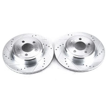 Load image into Gallery viewer, PowerStop Rear Drilled &amp; Slotted Rotors Pair fits 2005-2010 Chrysler 300 / 2005-2020 Chrysler 300 C / 2008 Chrysler 300 LX...