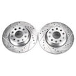 Load image into Gallery viewer, PowerStop Rear Drilled &amp; Slotted Rotors Pair fits 2006-2009 Audi A3 / 2006-2009 Audi A3 Quattro / 2009 2010 Volkswagen CC ...