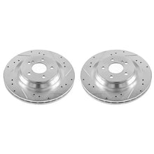 Load image into Gallery viewer, PowerStop Rear Drilled &amp; Slotted Rotors Pair fits 2009-2014 Mercedes-Benz CL550 / 2007-2014 Mercedes-Benz CL600 / 2012 201...