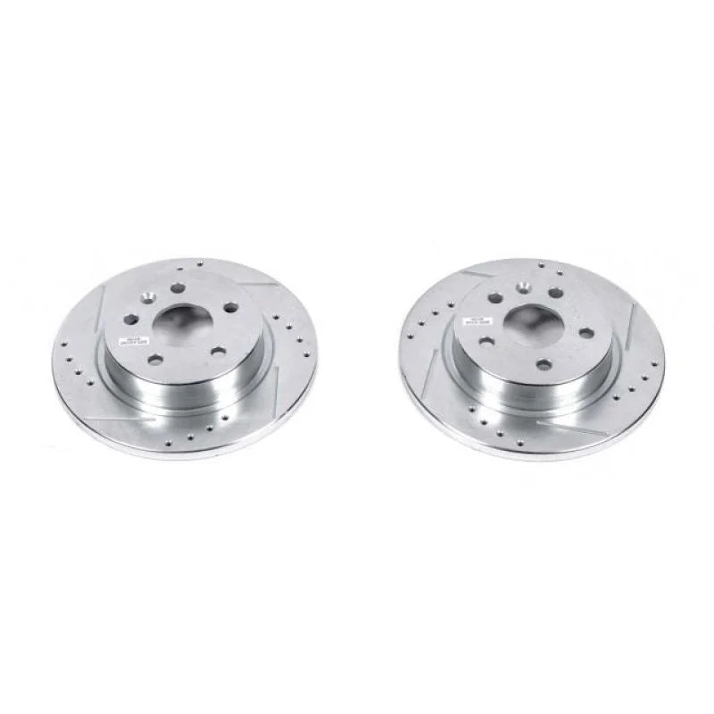 PowerStop Rear Drilled & Slotted Rotors Pair fits 2013-2022 Buick Encore / 2011-2015 Chevrolet Cruze ECO / 2015 2016 Chevr...