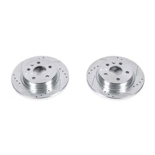 Load image into Gallery viewer, PowerStop Rear Drilled &amp; Slotted Rotors Pair fits 2013-2022 Buick Encore / 2011-2015 Chevrolet Cruze ECO / 2015 2016 Chevr...