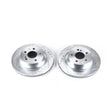 Load image into Gallery viewer, PowerStop Rear Drilled &amp; Slotted Rotors Pair fits 2015-2017 Mercedes-Benz CLS400 / 2006 Mercedes-Benz CLS500 / 2007-2011 M...