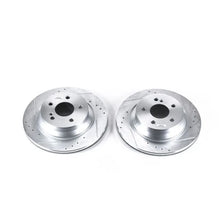 Load image into Gallery viewer, PowerStop Rear Drilled &amp; Slotted Rotors Pair fits 2015-2017 Mercedes-Benz CLS400 / 2006 Mercedes-Benz CLS500 / 2007-2011 M...