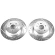 Load image into Gallery viewer, PowerStop Rear Drilled &amp; Slotted Rotors Pair fits 2015-2024 Ford Edge / 2017-2019 Ford Fusion SPORT / 2019 2020 Ford Polic...