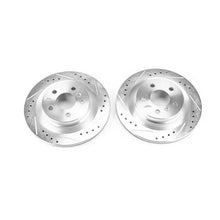 Load image into Gallery viewer, PowerStop Rear Drilled &amp; Slotted Rotors Pair fits 2021-2024 BMW 228I Gran / 2020-2024 BMW 228I xDrive / BMW X1 / 2017-2022...