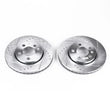 Load image into Gallery viewer, PowerStop Rear Drilled &amp; Slotted Rotors Pair fits Audi TT / 2000-2006 Audi TT Quattro / 2002-2005 Volkswagen Golf GL / 200...