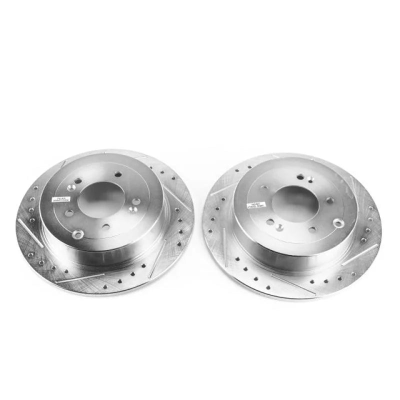 PowerStop Rear Drilled & Slotted Rotors Pair fits Hyundai Tucson / 2016-2017 Hyundai Tucson ECO / 2016-2018 Hyundai Tucson...