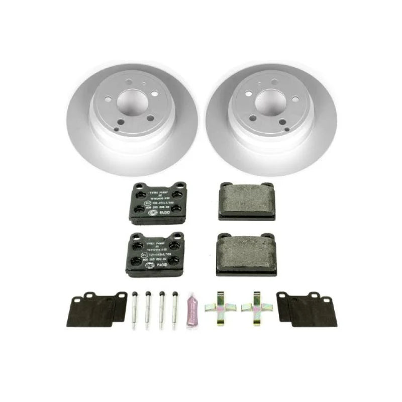 PowerStop Rear Euro-Stop Brake Kit fits 1994-1997 Volvo 850 / 1998-2004 Volvo C70 / 1998-2000 Volvo S70 / 1998-2000 Volvo V70