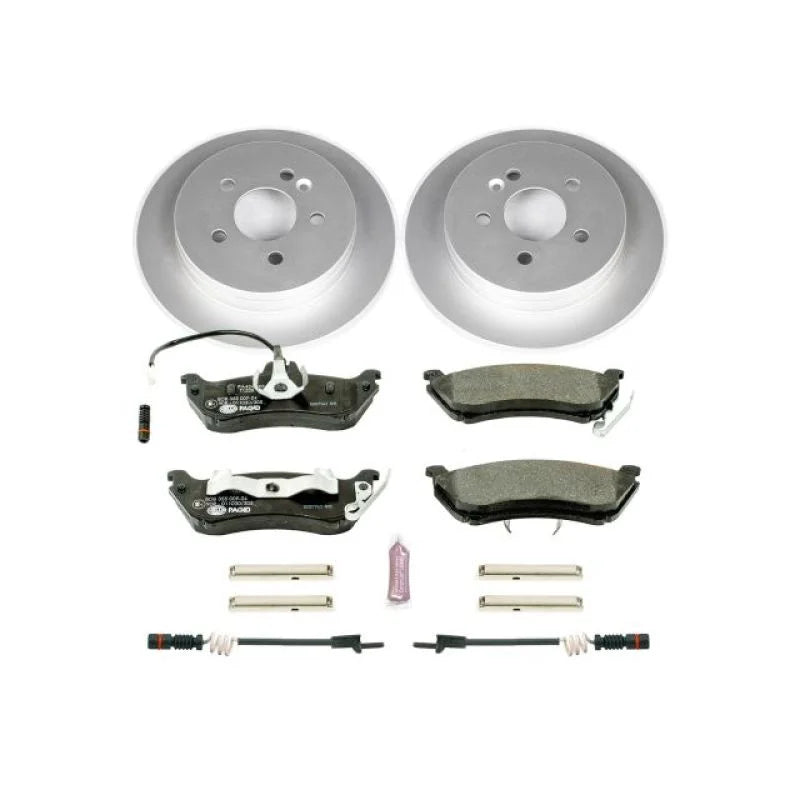 PowerStop Rear Euro-Stop Brake Kit fits 1998-2003 Mercedes-Benz ML320 / 2003-2005 Mercedes-Benz ML350 / 1999 Mercedes-Benz...