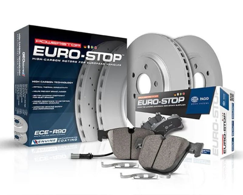 PowerStop Rear Euro-Stop Brake Kit fits 1999-2003 Mercedes-Benz CL500 / 2000-2003 Mercedes-Benz S430 / 2000-2003 Mercedes-...