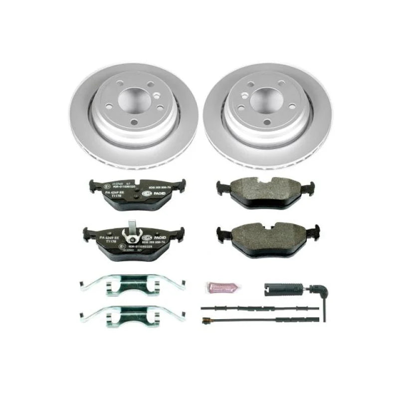 PowerStop Rear Euro-Stop Brake Kit fits 2000 BMW 323CI / 2000 BMW 323I / 2001-2006 BMW 325CI / 2001-2005 BMW 325I / 2000 B...