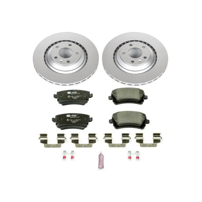 PowerStop Rear Euro-Stop Brake Kit fits 2005-2011 Audi A6 / A6 Quattro - Main Product View