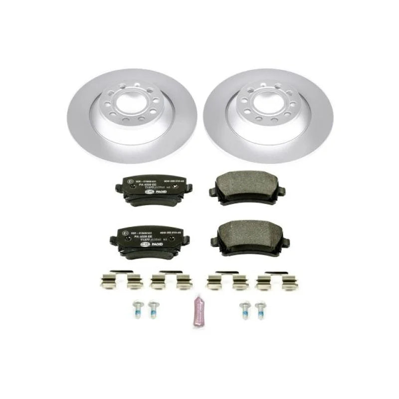 PowerStop Rear Euro-Stop Brake Kit fits 2005-2011 Audi A6 / A6 Quattro - Main Product View