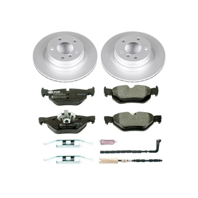PowerStop Rear Euro-Stop Brake Kit fits 2006 BMW 325I / 2007-2010 BMW 328I - Main Product View