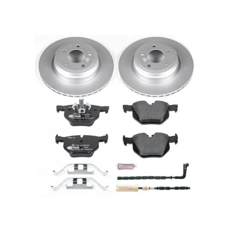 PowerStop Rear Euro-Stop Brake Kit fits 2006 BMW 330I / 2006 BMW 330XI / 2009-2011 BMW 335D / 2007-2010 BMW 335I / 2009-20...