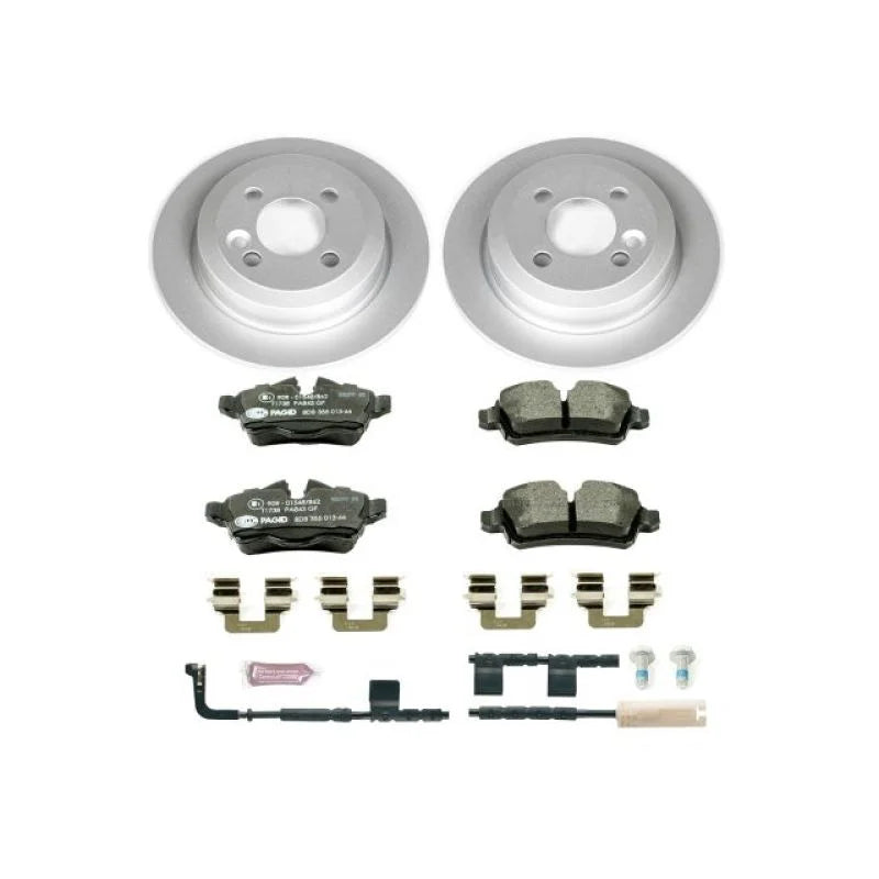 PowerStop Rear Euro-Stop Brake Kit fits 2007-2010 Mini Cooper / 2008-2010 Mini Cooper Clubman - Main Product View