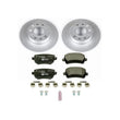 Load image into Gallery viewer, PowerStop Rear Euro-Stop Brake Kit fits 2008 Audi A3 / 2006 2007 Volkswagen Jetta 2.0T / 2005-2007 Volkswagen Jetta 2.5 / ...