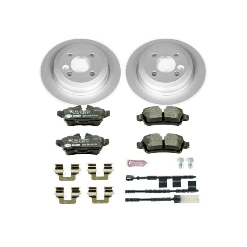 PowerStop Rear Euro-Stop Brake Kit fits 2011-2016 Mini Cooper - Main Product View