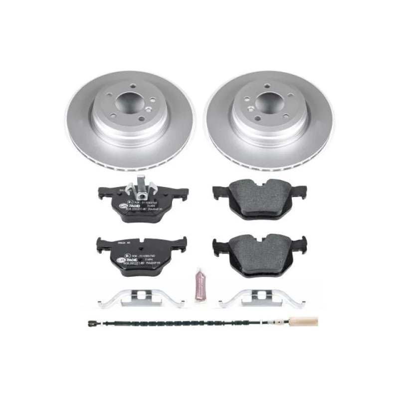 PowerStop Rear Euro-Stop Brake Kit fits 2011 BMW 335D / 2011-2013 BMW 335I / 2011-2013 BMW 335I xDrive / 2011-2013 BMW 335IS