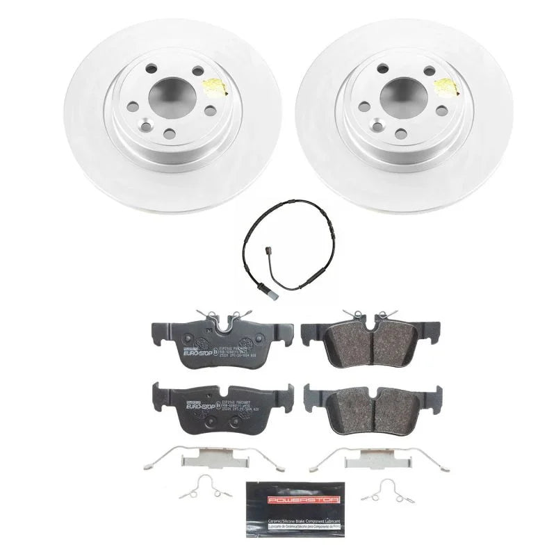 PowerStop Rear Euro-Stop Brake Kit fits 2014-2021 BMW I3 / 2018-2021 BMW I3S - Main Product View