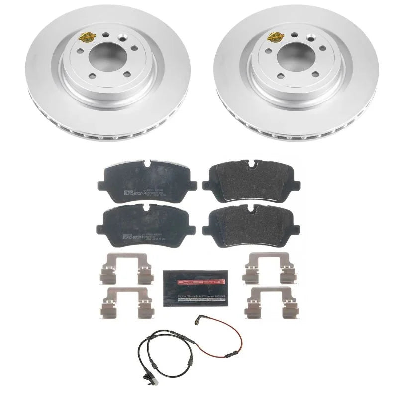 PowerStop Rear Euro-Stop Brake Kit fits 2017 Land Rover Discovery / 2014-2017 Land Rover Range Rover / 2014-2017 Land Rove...