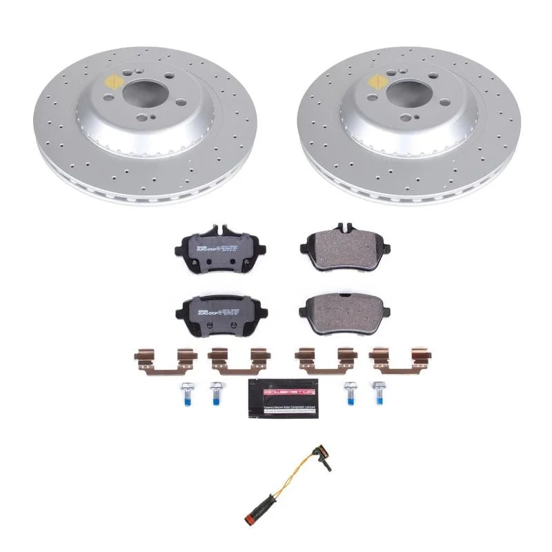 PowerStop Rear Euro-Stop Brake Kit fits 2018-2020 Mercedes-Benz S450 / 2014-2017 Mercedes-Benz S550 / 2015-2017 Mercedes-B...