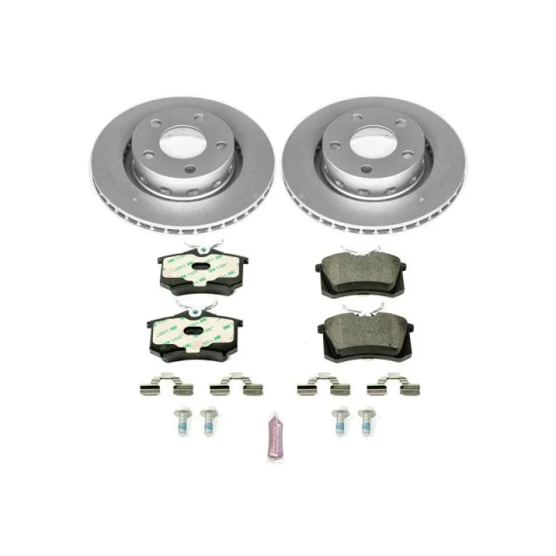 PowerStop Rear Euro-Stop Brake Kit fits Audi A6 / 2000-2004 Audi A6 Quattro - Main Product View