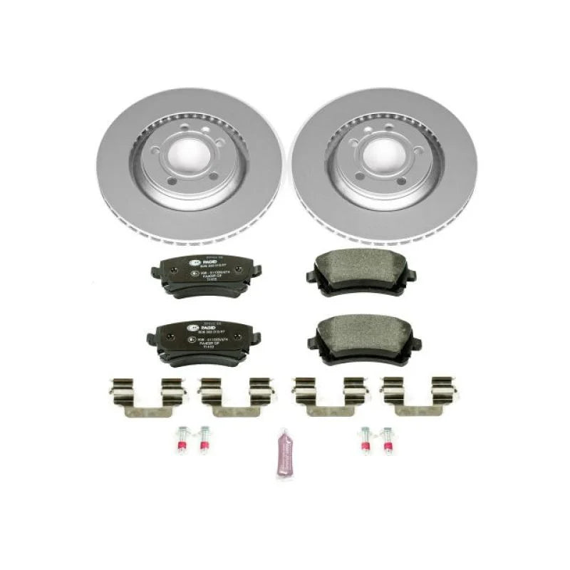 PowerStop Rear Euro-Stop Brake Kit fits Audi S4 / 2004-2008 Audi S4 Avant / 2004-2009 Audi S4 Cabriolet - Main Product View