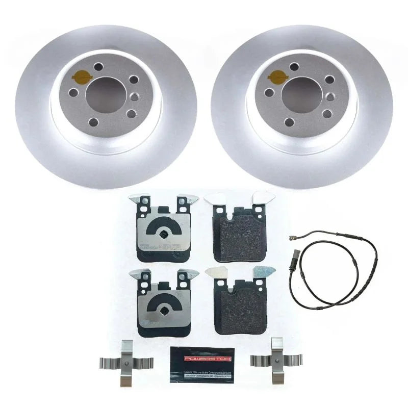 PowerStop Rear Euro-Stop Brake Kit fits BMW 320I / 2016-2018 BMW 320I xDrive / 2014 BMW 328D xDrive / 2016 BMW 328I / 2014...